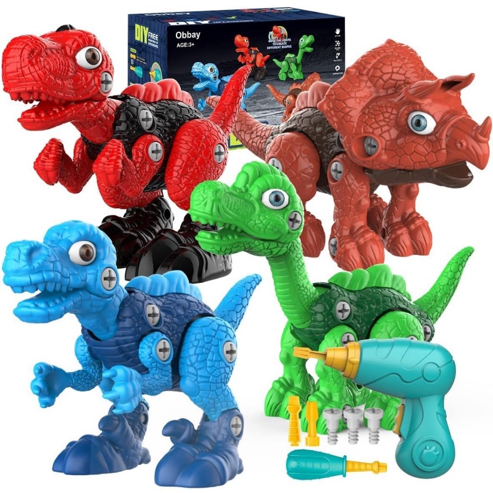 Obbay Kids👦🏻👧🏻 Take Apart Dinosaur🦖Educational Building Construction Sets